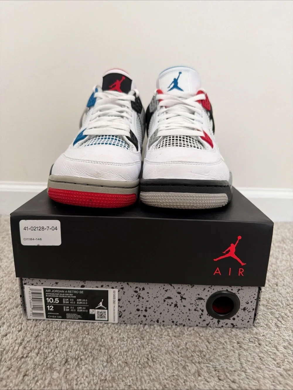 Jordan Retro 4 “What The” Size 10.5